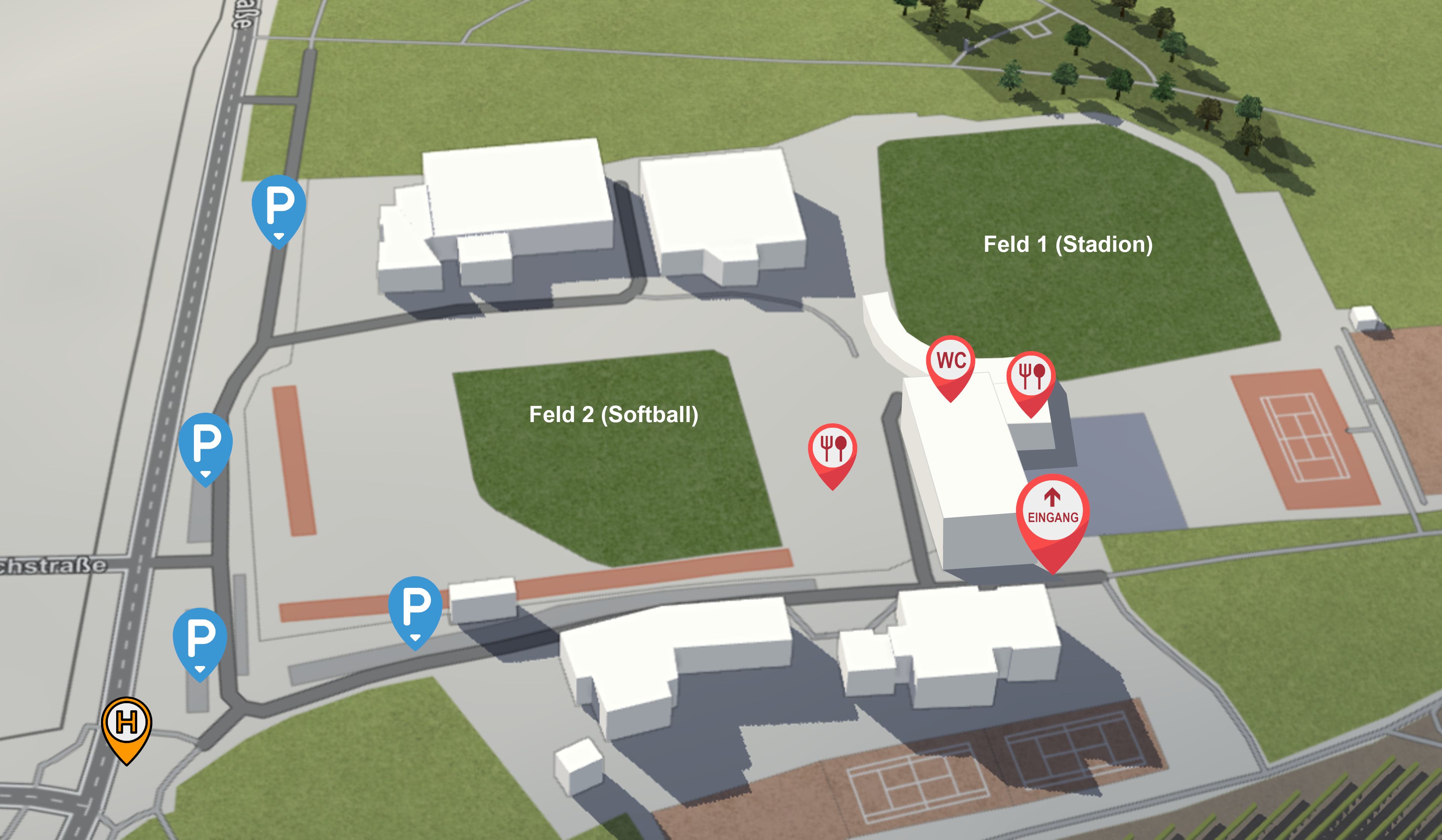 FIND YOUR WAY AROUND THE VENUE.
